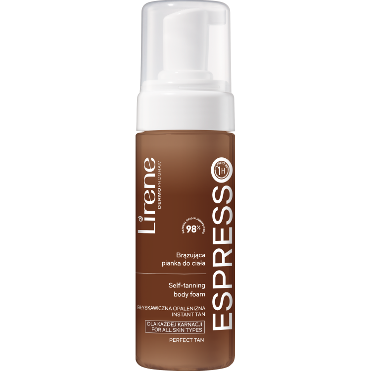 Lirene PERFECT TAN Bronzing body foam ESPRESSO 150ml