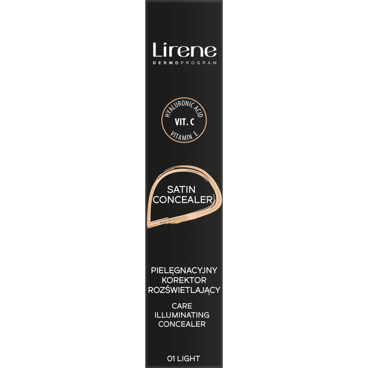 Lirene MAKE UP SATIN CONCEALER Brightening concealer 01 LIGHT 10ml