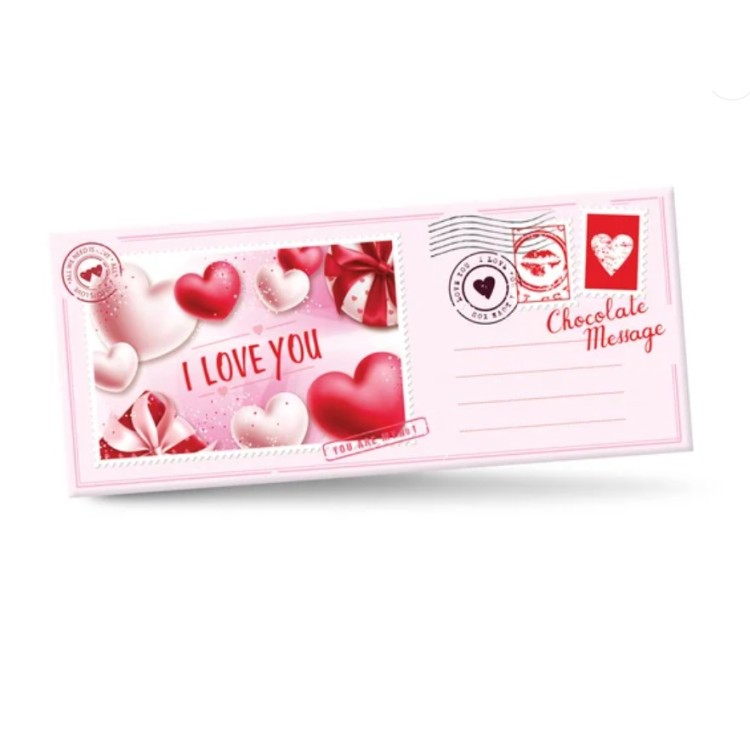 ADIKAM  I LOVE YOU MILK CHOCOLATE MESSAGE 90G