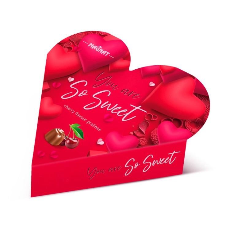 MAGNAT YOU ARE SO SWEET CHERRY FLAVOURED VALENTINE CHOCOLATES 67G