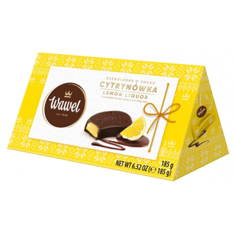 WAWEL CHOCOLATE BOX WITH LEMON FLAVORED CHOCOLATES 185G - WAWEL ...