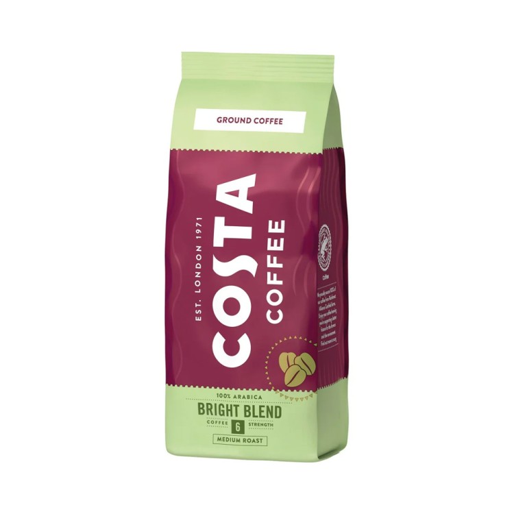 COSTA GROUND COFFEE  BRIGHT BLEND MEDIUM ROAST 200G