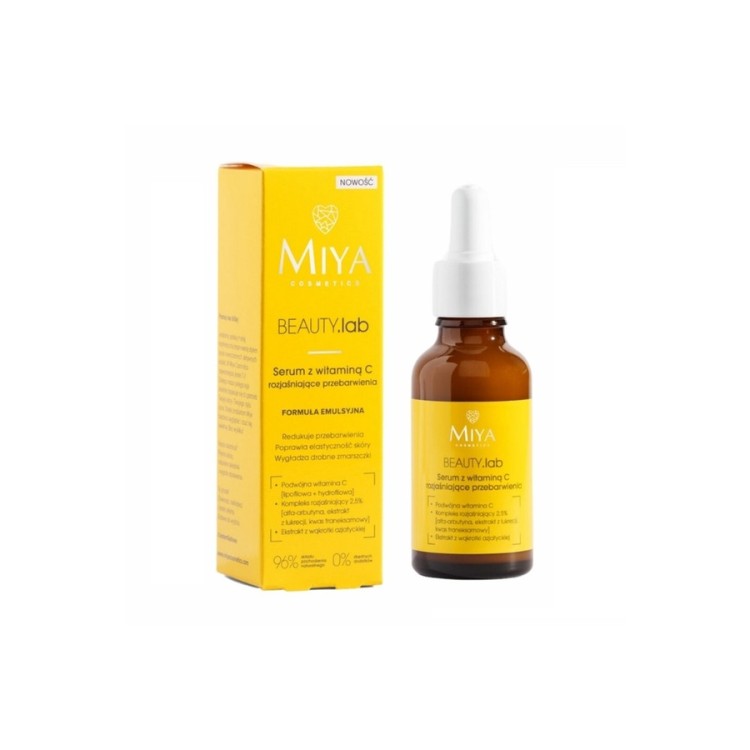 MIYA COSMETICS BEAUTY.lab  Vitamin C Serum Brightening Discolorations 30ml