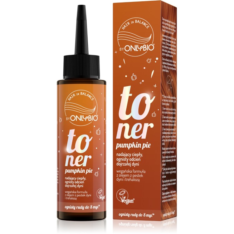 ONLYBIO HAIR IN BALANCE Hair toner PUMPKIN PIE 100 ml