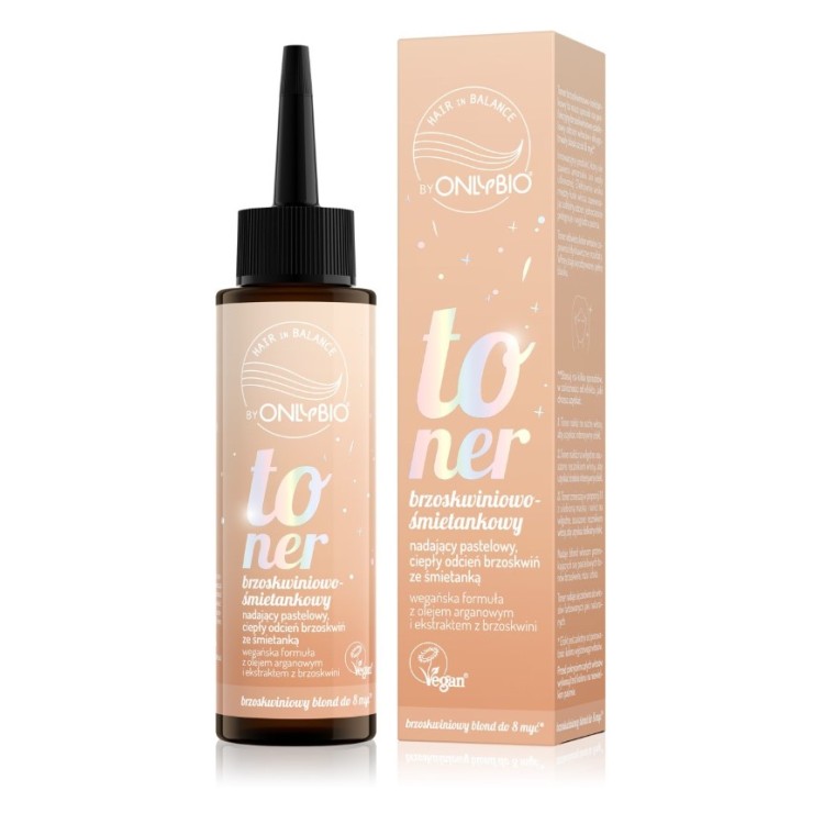 ONLYBIO Hair Toner Peach & Cream 100ml