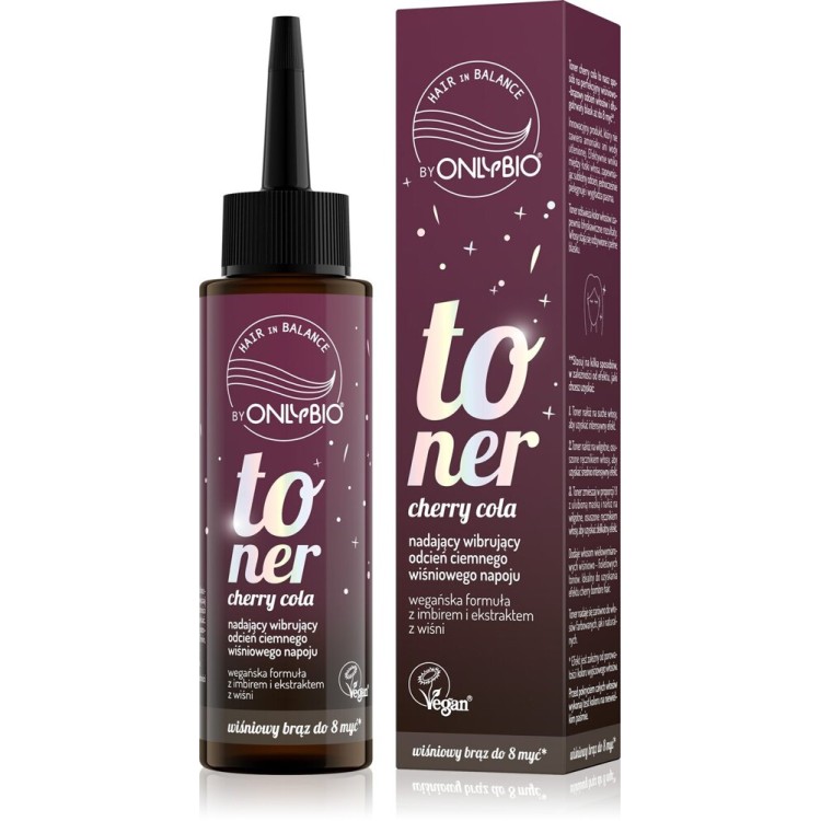 ONLYBIO Hair Toner Cherry and Cola 100ml