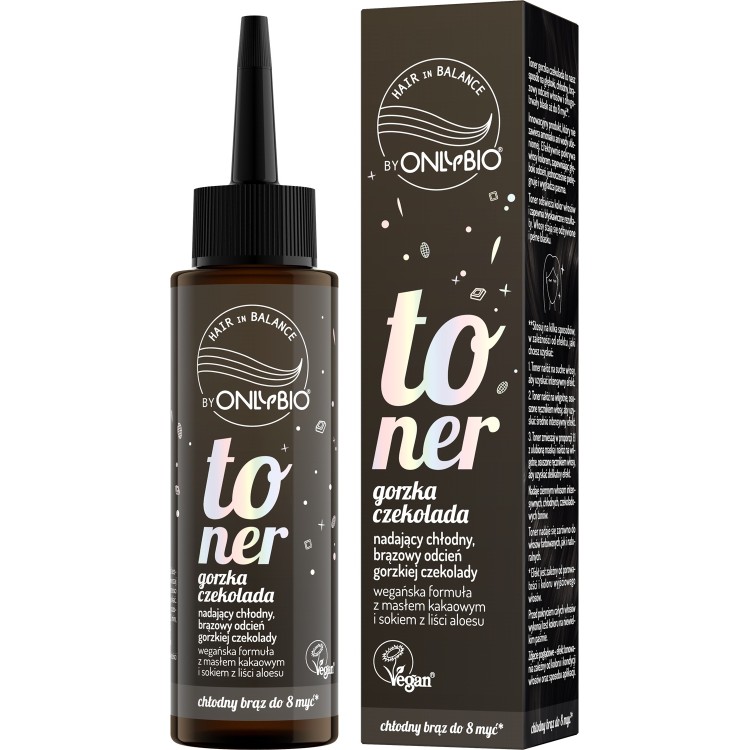 ONLYBIO HAIR IN BALANCE Hair toner DARK CHOCOLATE 100 ml