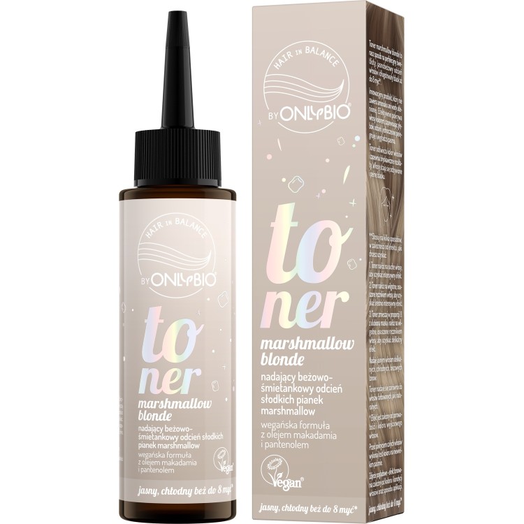 ONLYBIO HAIR IN BALANCE Hair Toner Marshmallow Blonde 100 ml