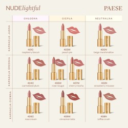 PAESE  NUDELIGHTFUL lipstick 403 PEACH PIE 4.5g