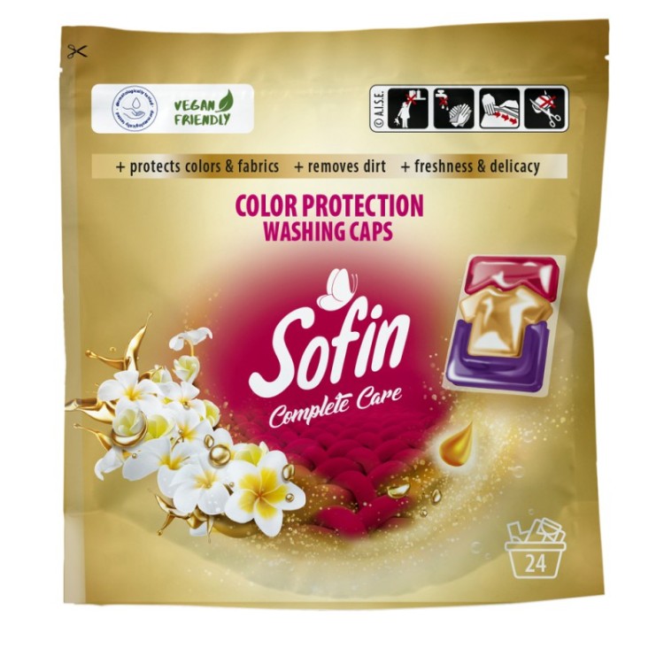 SOFIN Complete Care & Color Protection Colour Washing Capsules 24pcs