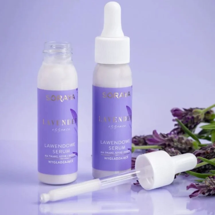 SORAYA LAVENDER ESSENCE Lavender smoothing serum for the face, neck and ...