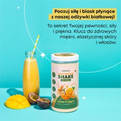 SUPERSONIC Protein shake mango-passion fruit flavour with collagen  560 g (16 servings)