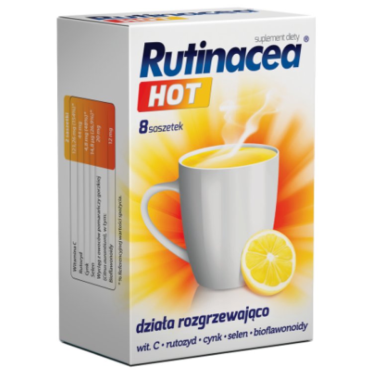 AFLOFARM Rutinacea Hot 8 sachets