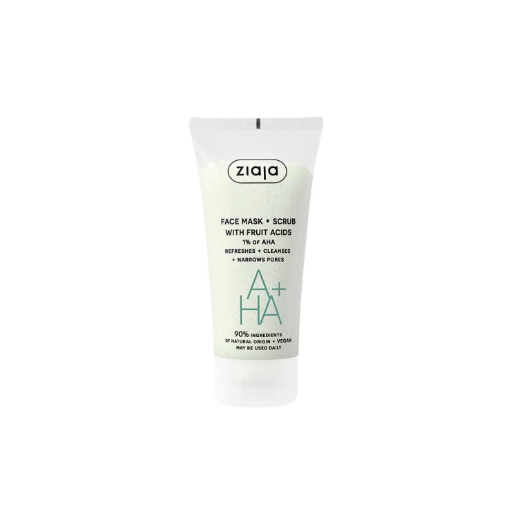 Ziaja Face Mask and Scrub With Fruit Acids 55ml