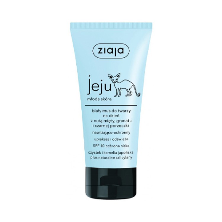 ZIAJA Jeju moisturising face cream-mousse SPF 10, 50 ml EXP: 12.2024