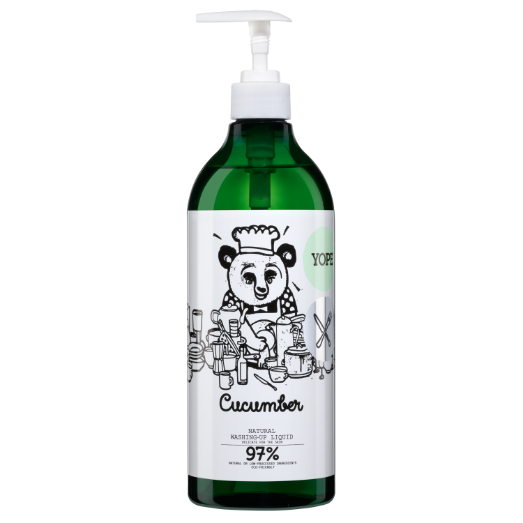 YOPE NATURAL WASHING-UP LIQUID WITH CUCUMBER 750ML